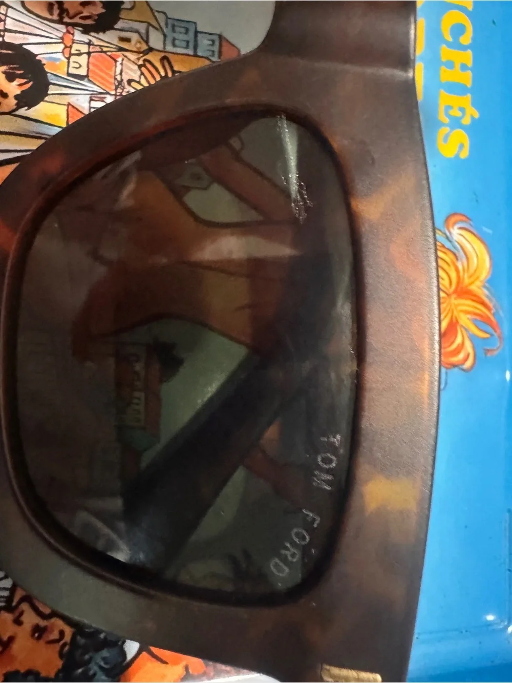 Tom Ford Tortoise Brown Square Sunglasses